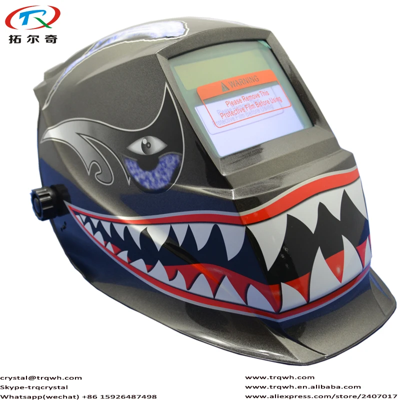 trqwh solar powered auto darkening arc welding helmet/electric mask for full face eyes protection fast shipping TRQ-GD02-2233FF