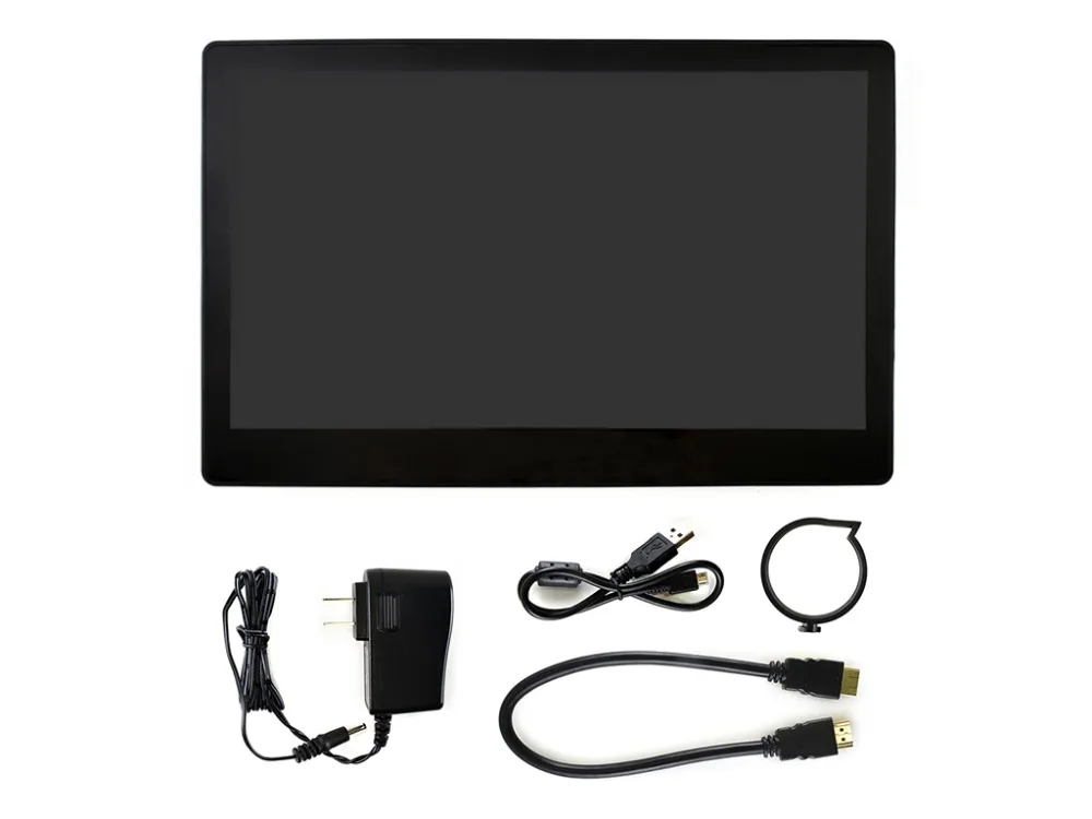 Waveshare 11.6inch HDMI LCD H with case IPS 1920x1080 Resolution Monitor Capacitive Touch Screen Supports Raspberry Pi BB Black