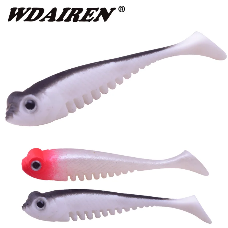 Señuelos Swimbaits para carpa – Silicona natural 80mm 4g