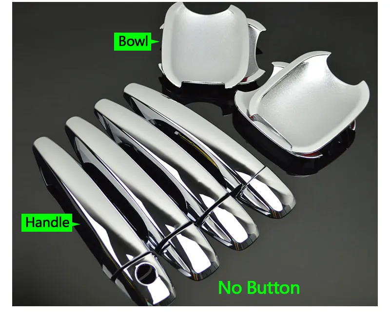 For Suzuki SX4 Accessories 2006-2013 Chrome Door Handle Covers Fiat Sedici 2007 2008 2009 2010 2011 2012 Car Styling Stickers