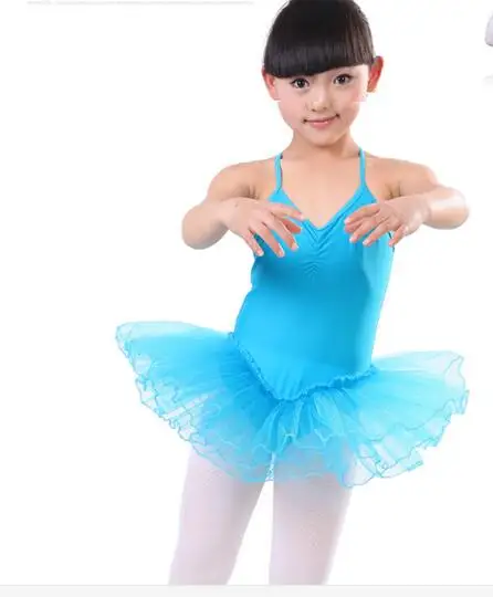 ballet dress girls suspenders veil dance practice fitness clothing fashion show costumes children's clothing