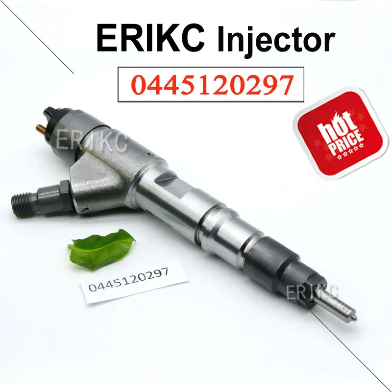 

ERIKC Fuel Pump Dispenser Injector 0445120297 Common Rail Spare Parts Injector 0 445 120 297 for CUMMINS 5264272 2P0130201A