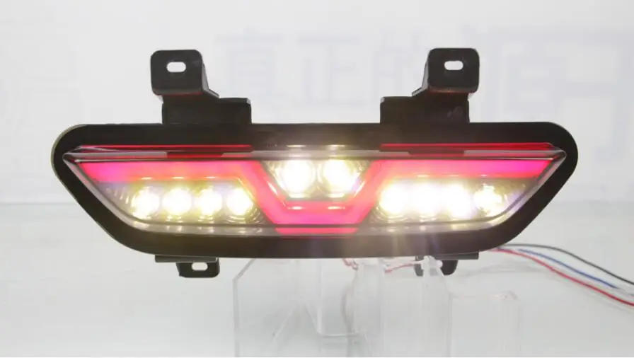 

one set car styling for 2015~2019year LED taillight Mustang Tail Lamp rear lights car accessories DRL Mustang bumper lamp