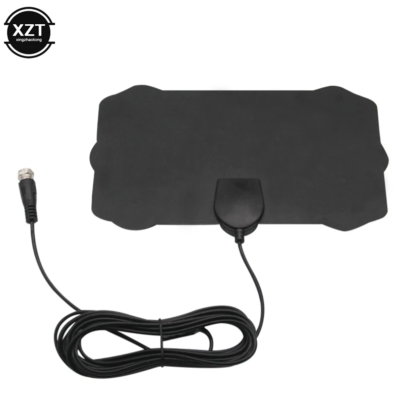 4K 25DB สูง HD DTV กล่องเครื่องรับสัญญาณดิจิตอลเสาอากาศทีวี80 Miles Booster Active Indoor Aerial 1080P aerial Mini DVB-T/T2