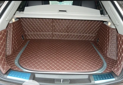 Good mats! Full set trunk mats for Cadillac SRX 2015-2010 durable boot carpets trunk cargo liner mat for SRX 2013,Free shipping