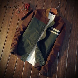 DIMUSI Autumn Mens Bomber Jacket Fashion Male Streetwear Hip Hop Pilot Windbreaker Coats Men Sports Baseball Coats Clothing 5XL