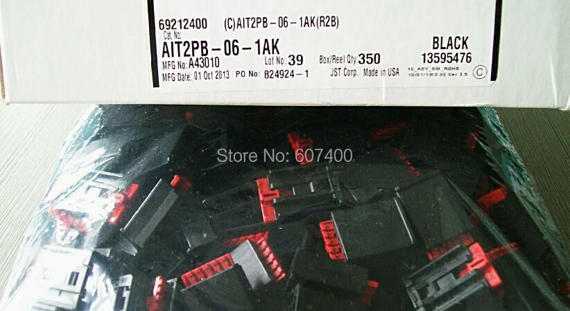 AIT2PB-06-1AK connectors black color Connectors terminals housings 100% new and Original parts (C)AIT2PB-06-1AK(R2B)