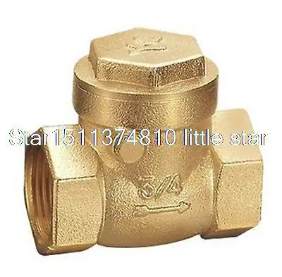 

Brass 3/4" inch Female BSPP Thread Swing Check Valve