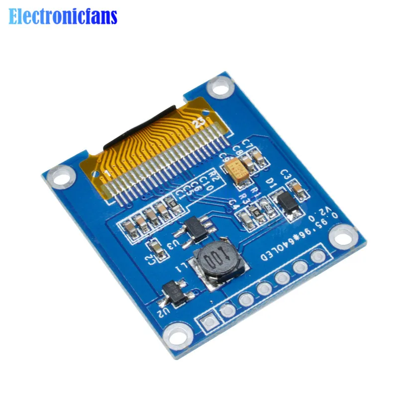 0,95 Zoll 96x64 SPI Vollfarb-OLED-Display DIY-Modul 7-Pin Kompatibel mit Arduino SSD1331 Treiber-IC für 3,3V 5V Systeme – Detail 13