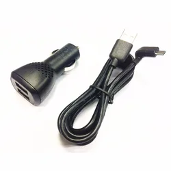 3A DUAL USB Car Charger and Micro USB Cable For TOMTOM GO 40 50 51 60 61 500 600 5000 5100 6000 6100 VIA 1405 1435 1505 1605 GPS