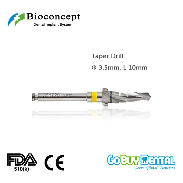 

Стоматологический инструмент Bioconcept BV, коническая дрель D 3,5 мм, длина 10 мм (351720)