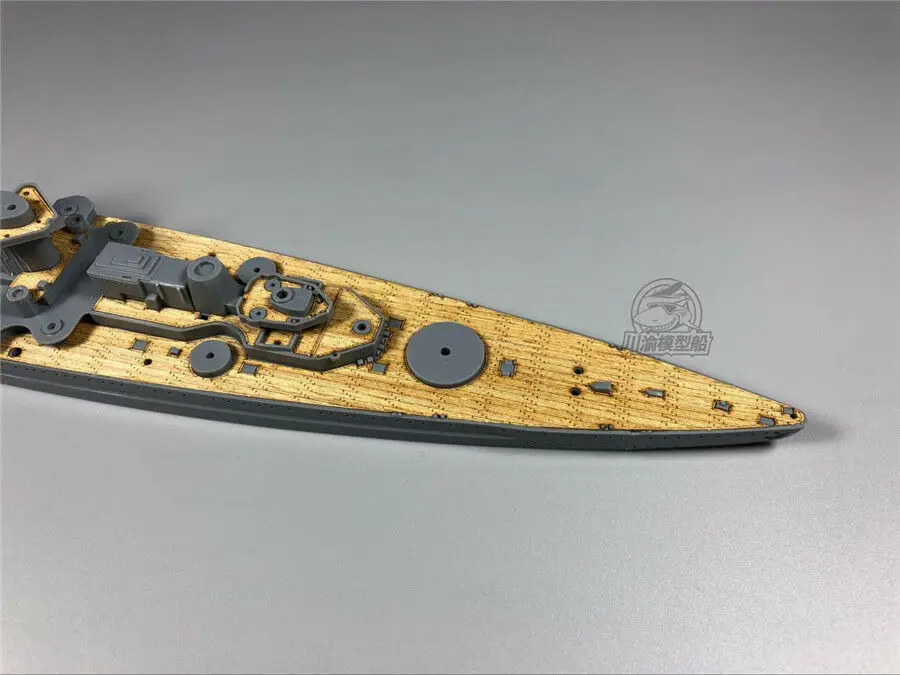 Deutsches Genisenau-Holzdeck im Maßstab 1:700 für Tamiya 77520, Schiffsmodellbausätze # 700027