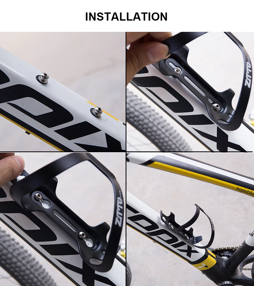ZTTO Ultraleicht Aluminium Legierung Hohe Festigkeit Flasche Käfig Wasser Halter MTB Mountain Road Bike Radfahren Fahrrad Zubehör W216 – Detail 7