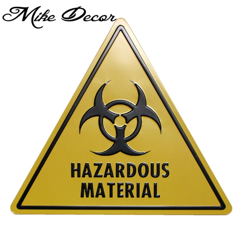 [ Mike Decor ] SMOKING CAUSES CANCER Public DANGER Hanging painting Gift Craft Irregular sign decor YD-525