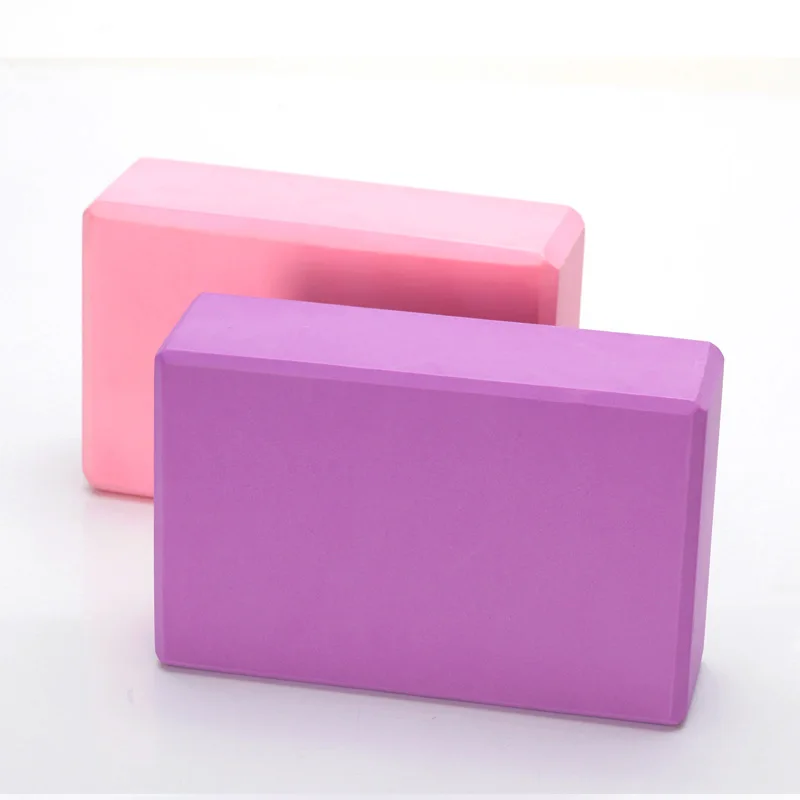 5 Colors Pilates EVA Yoga Block Brick Sports Exercise Gym Foam Workout Stretching Aid Body Shaping Health Training