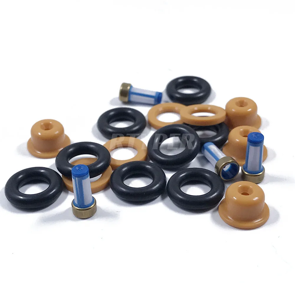 4세트 35310-23010 아우디 A4 S4 TT, 골프, 파사트, 뷰익, 포드, 현대 엘란트라 티뷰론용 연료 인젝터 수리 키트