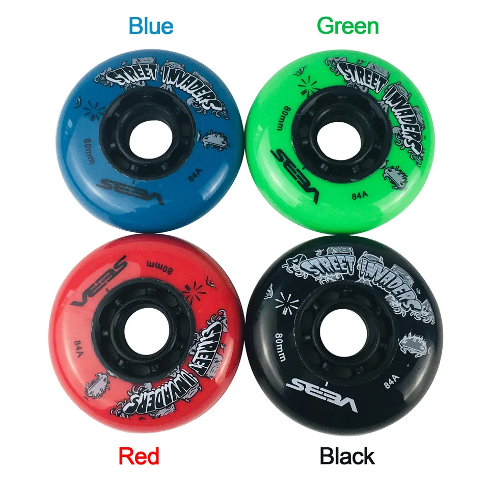 

JEERKOOL 84A SEBA Invaders Skating Wheels 72mm 76mm 80mm Slalom Roller Skating Wheels HIGH IGOR WFSC Slide Roller LZ89