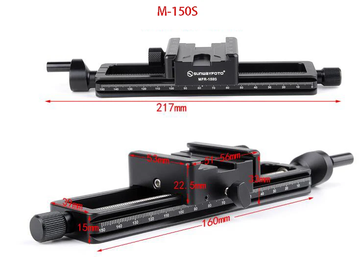 PTZ Quick-loading Plate Bracket for Macro Photography Gear Slide Macro Rail Guide