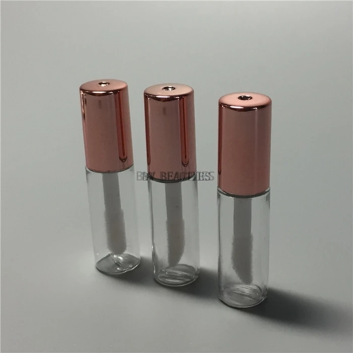 

1000pcs/lot 1.2ML Empty Lip Gloss Tube, DIY Plastic Elegant Liquid Lipstick Container, Round Elegant Lipgloss Bottle