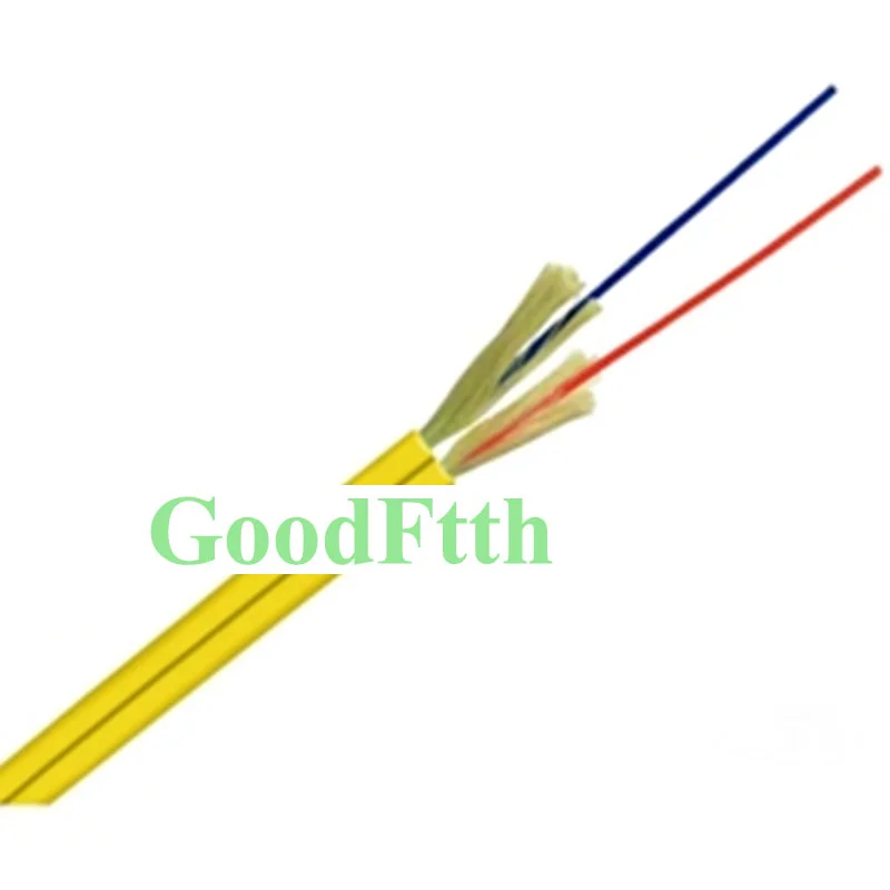 

Indoor Optical Cable SM G652D Duplex Zipcord Yellow PVC 3mm GoodFtth 1km 1.5km 2km 2.5km 3km