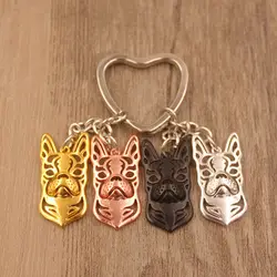 Cute Boston Terrier Dog Animal Cute Purse Handbag Charm Handmad Keychain For Bag Car Women Men Girls Boys Love Jewelry K152