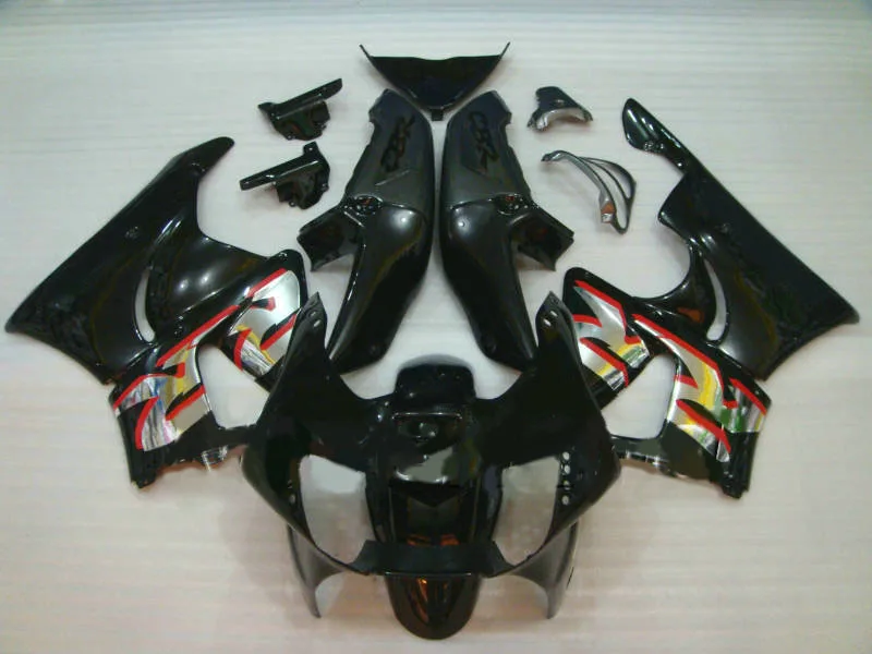 

km Fairing kit for CBR900RR 919 98 99 CBR 900RR CBR900 1998 1999 ABS black Fairings set