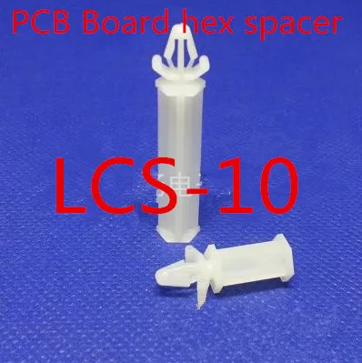 

1000pcs /lot LCS-10 10mm PCB board nylon spacer fit for 4mm hole