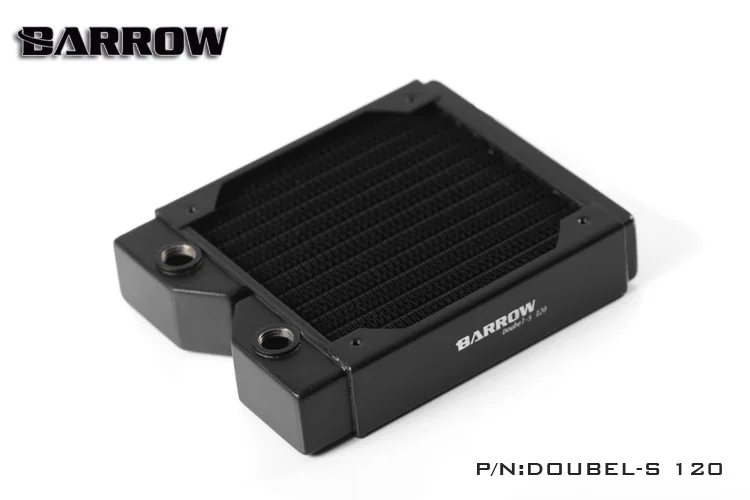 

Barrow 120mm Double Wave Cooling Radiator, 34mm Thickness, Copper High-density Water Cooler Suitable For 120mm Fans, Doubel-S120