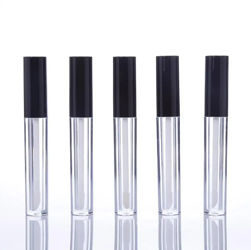 10ml empty Transparent  Lip gloss tube Lipstick tube Lip balm container With brush/cap LX5299