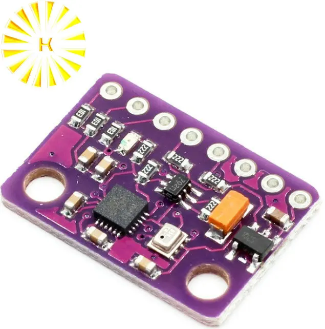 MPU-9250 MPU9250 BMP280 SPI IIC/I2C 10DOF Acceleration Gyroscope Compass 9-Axis Sensor Board Module GY-91 For Arduinon Connector