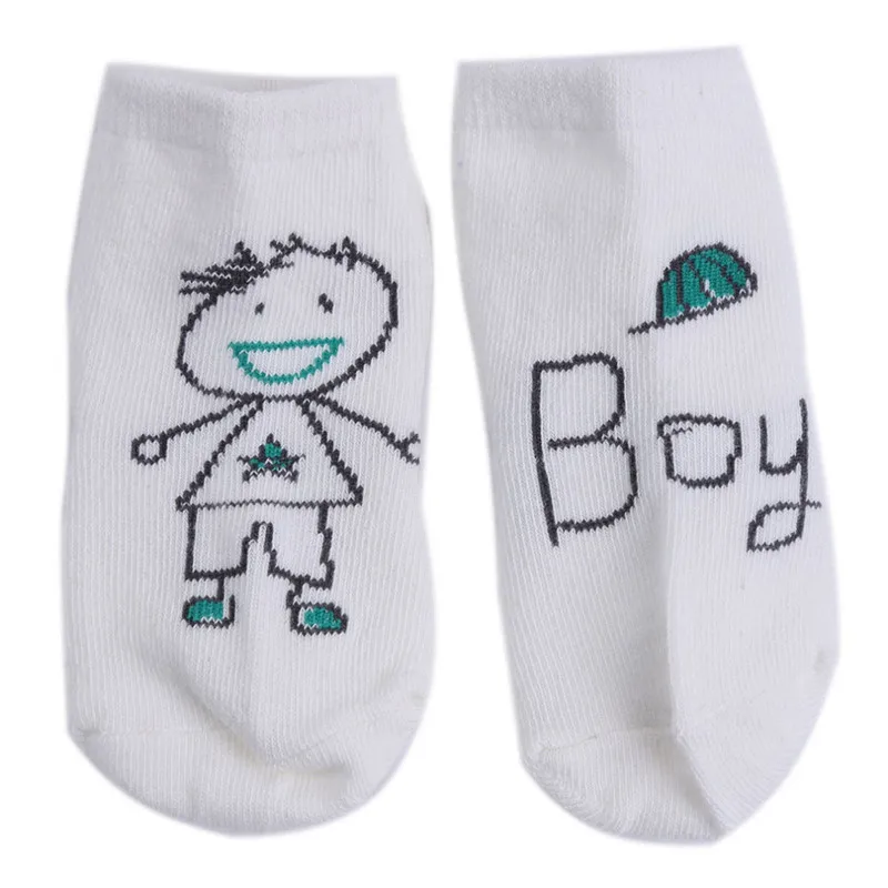 

Spring Autumn Winter Cute Cartoon Baby Socks Newborn Cotton Baby Boys Girls Toddler Asymmetry Anti-slip Socks for 0-24 months