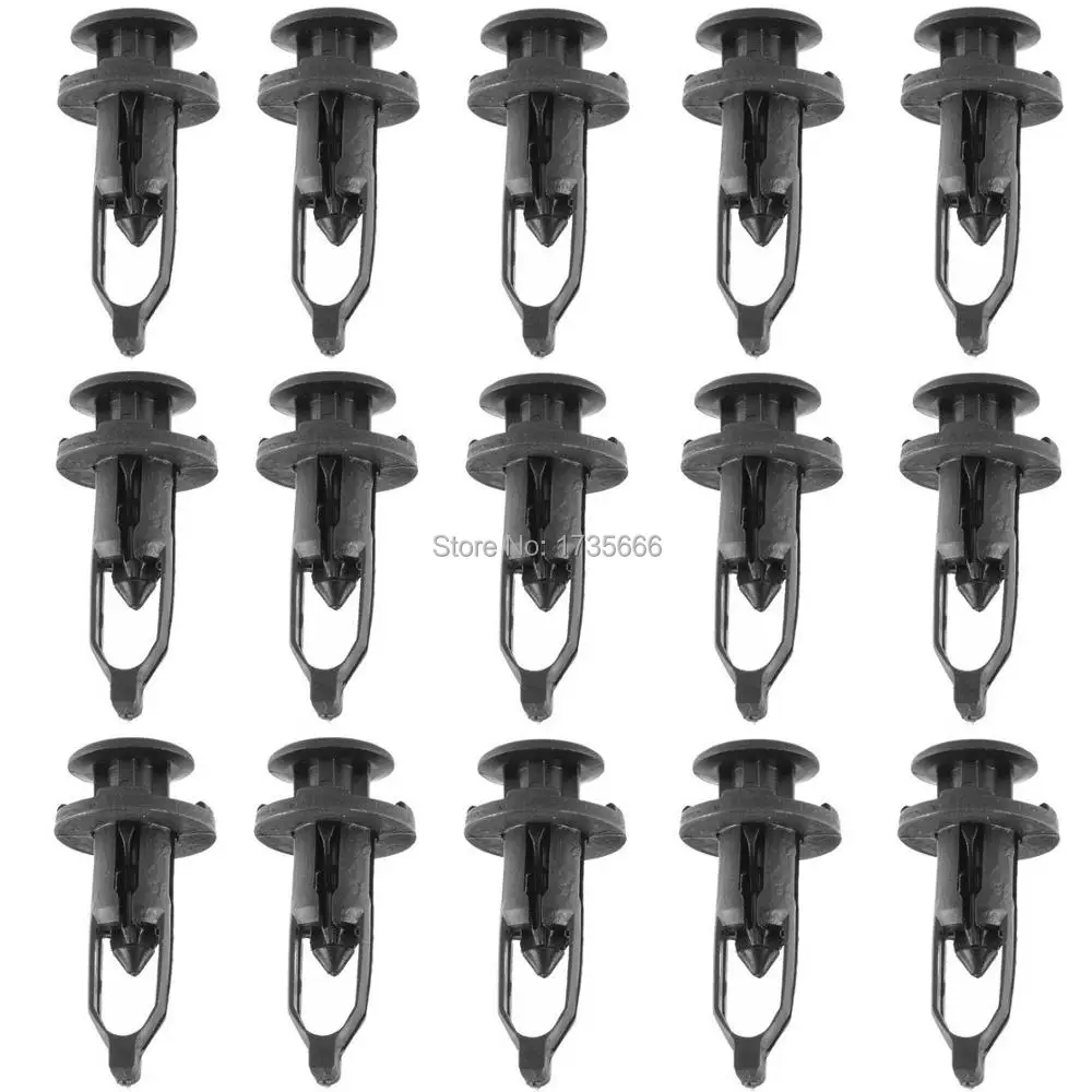 500 Pcs / Pack 9mm Hole Black Fender Bumper Retainer Clips For Toyota For Lexus 5216102020 521610K040 5216116010