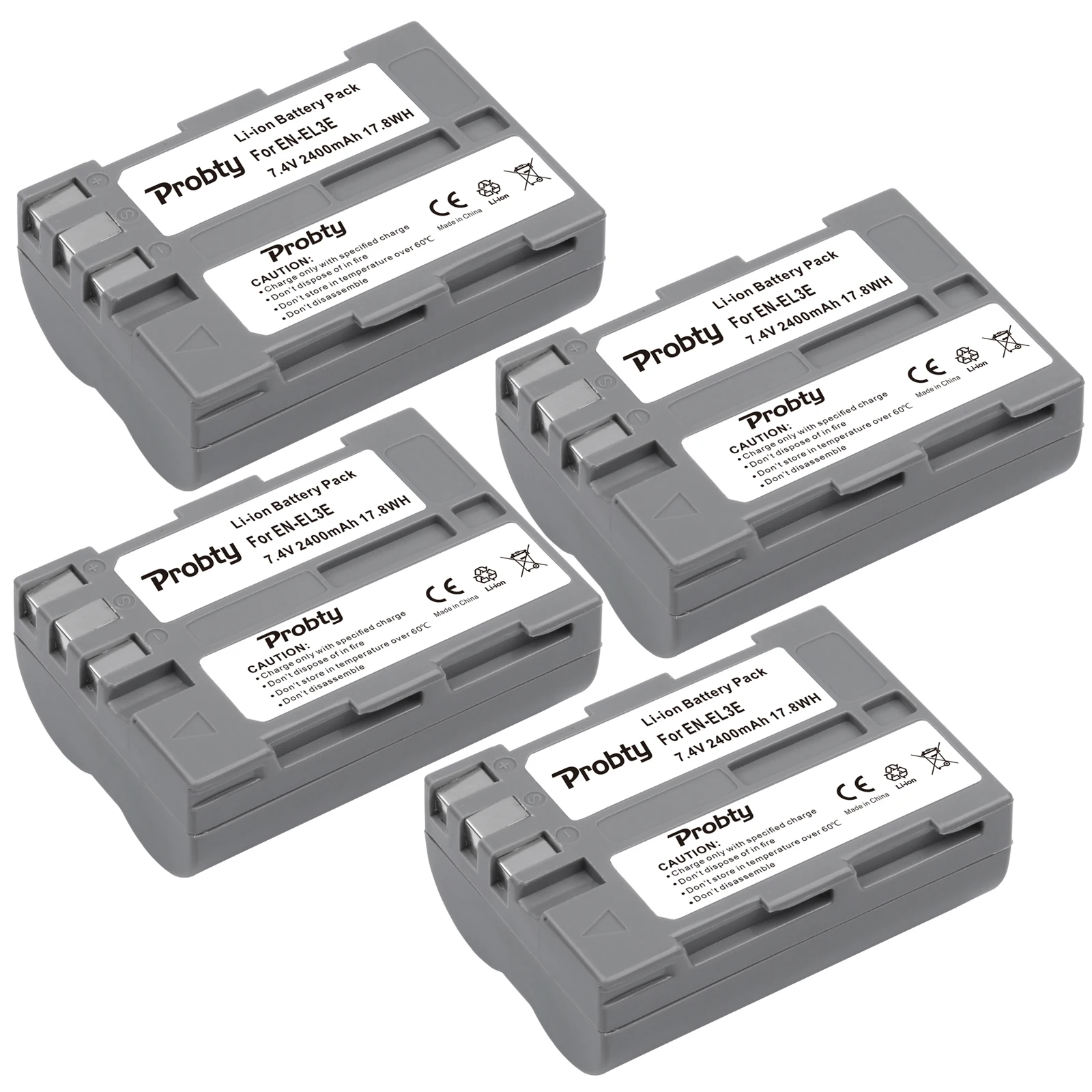 For NIKON EN EL3E EN EL3A EN-EL3e Battery + LCD Charger for Nikon D50 D70 D80 D90 D100 D200 D300S D700 D300S