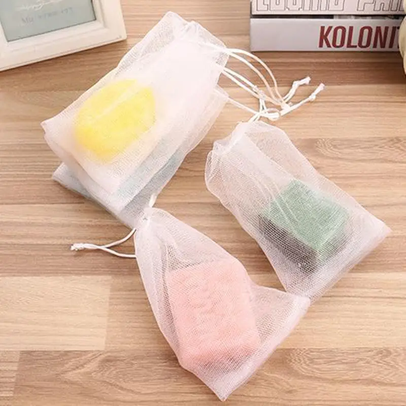 Bathroom Accessories Soap Blister Mesh Soapnet Foaming Net Easy Make Bubble Mesh Storage Bag F20173439