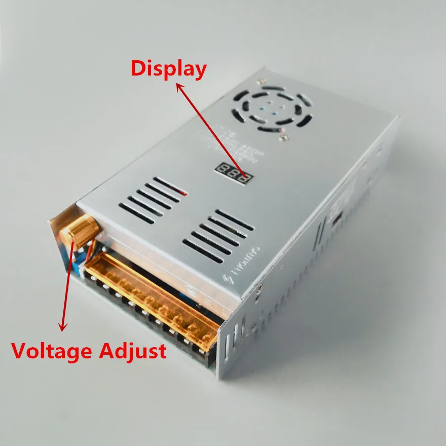 CHUX  Adjustable DC Voltage 500W Switching Power Supply 12V 24V 36V 48V 60V 72V 80V 110V With Digital Display SMPS AC TO DC