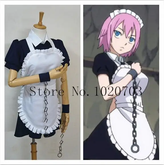 

Fairy Tail Barugo Virgo the "Maiden" maid dress Cosplay Costume F008