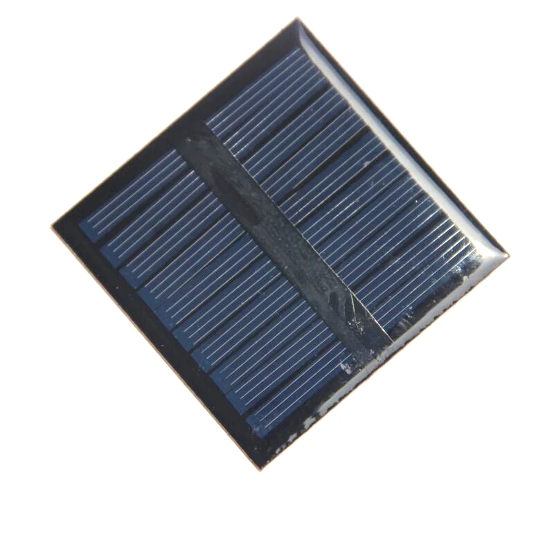 

BUHESHUI 0.45W 5V 90MA Solar Cell Solar Panel Module DIY Solar Charger For 3.7V Battery Education 60*60*3MM 500Ppcs Wholesale