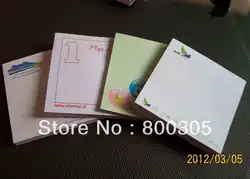 custom logo  note pad/notepad 75*75mm*25sheets 100pcs /lot