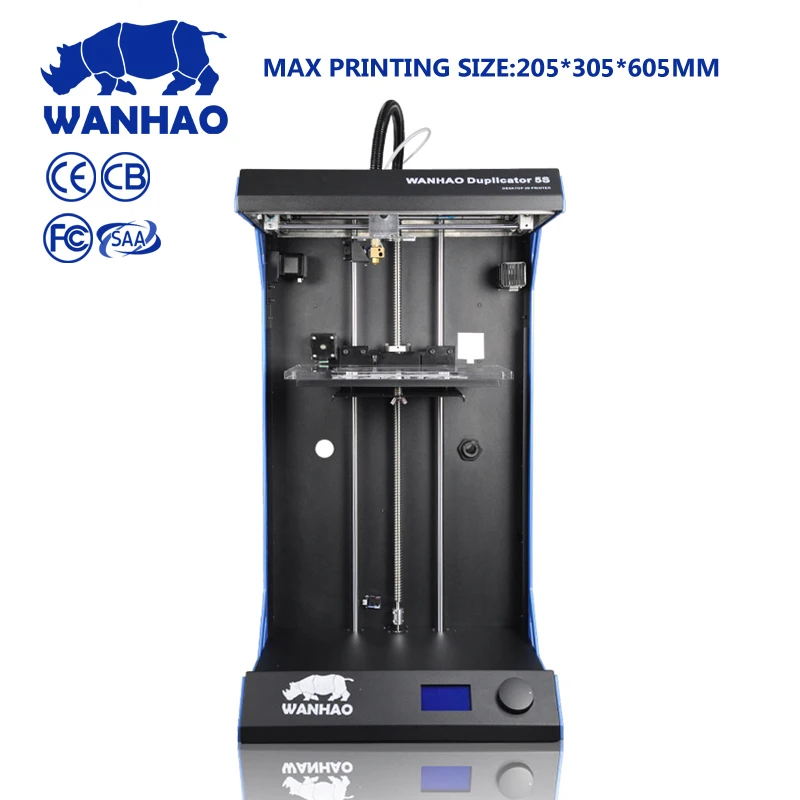 Imagem -03 - China Novo Design Desktop Fdmplapvaabs Filamento Wanhao D5s Impressora a Cores 3d Máquina com Alta Precisão e Velocidade de Impressão