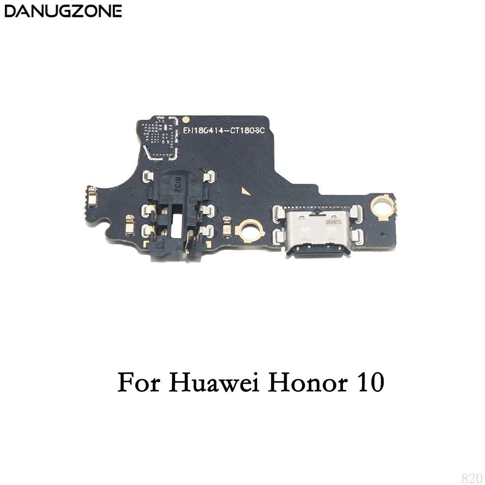 USB Charging Dock Port Plug Socket Connector Charge Board Headphone Audio Jack Flex Cable For Huawei Honor 10 Lite