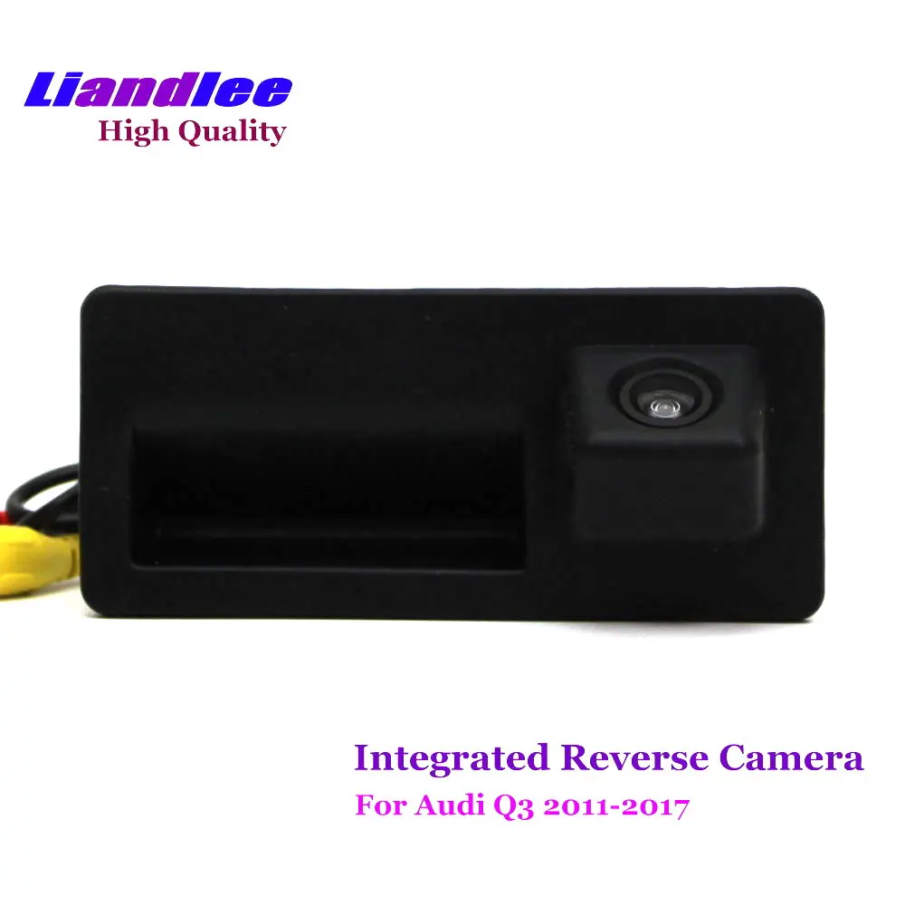 

For Audi Q3 2011-2017 Car Trunk Handle Rear View Camera Integrated HD CCD Parking Dash Cam Kit Accessories