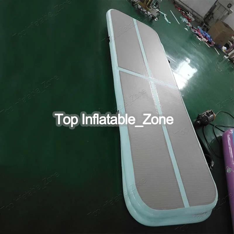 Ginnastica gonfiabile AirTrack Tumbling Air Track Trampolino da pavimento Pompa ad aria elettrica per uso domestico Allenamento Cheerleader 1 pompa