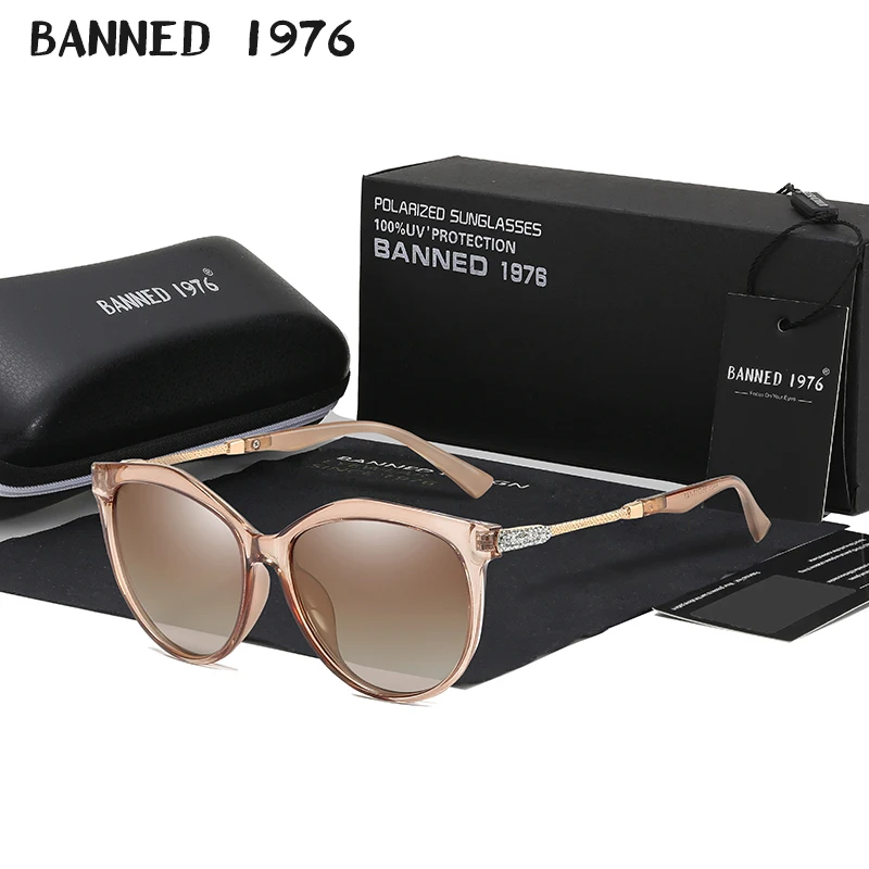 2025 Nowe luksusowe damskie okulary przeciwsłoneczne HD z polaryzacją Moda Okrągłe damskie okulary przeciwsłoneczne Vintage Brand Design Cat Eye Woman Kobiece okulary przeciwsłoneczne Oculos