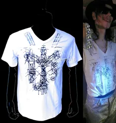 MJ  Michael Jackson This is it  Thriller  limited Edition White Novelty  T-Shirt  Summer