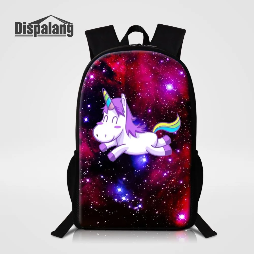 

Galaxy Unicorn Pattern School Bags For Girls Boys Daily Daypack High Quality Backpack To School Women Men Travel Bagpack Mochila