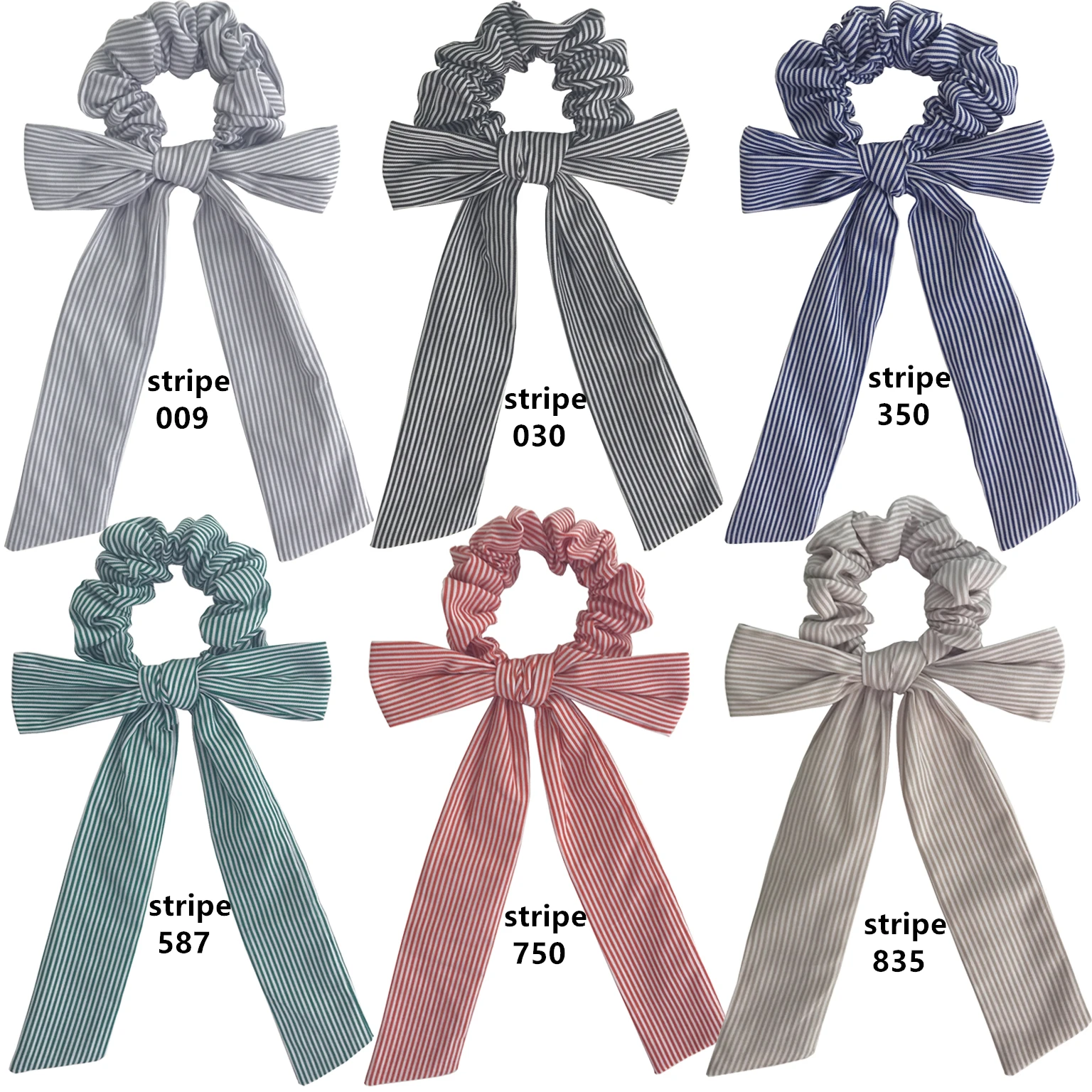 Fashion Bow Streamers Hair Ring Ribbons Girls Lady Hair elastic Bands Scrunchie Horsetail Tie Headwear Hair Accessories