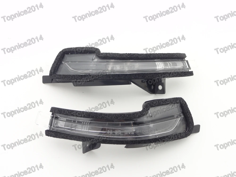 

1Pair Wing Mirror Turn Signal Indicator Lamp Light Lens For Ford Mustang 2015