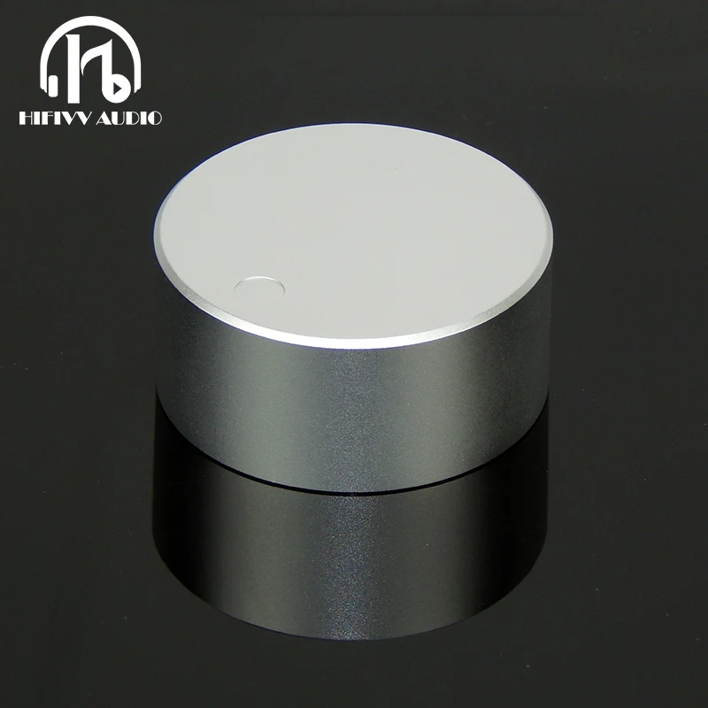 hifi knob amp Aluminum Volume knob Attenuator switch handle Diameter 48mm Height 22mm amplifier knob speaker Potentiometer knob