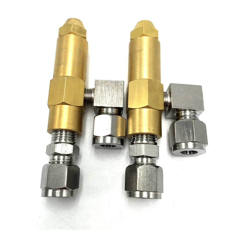 Misting oil burner nozzle,boiler room oil nozzle,gas burner injector,air atomizing nozzle,low pressure air atomizing Fuel nozzle