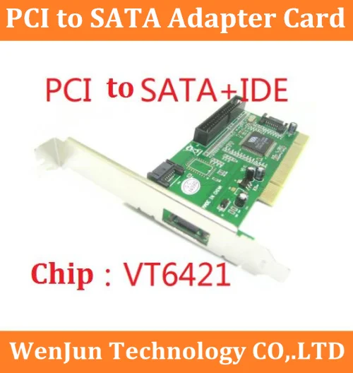 

PCI to SATA extension card XBOX X360 brushing Tool VIA VT6421 PCI to SATA adapter card